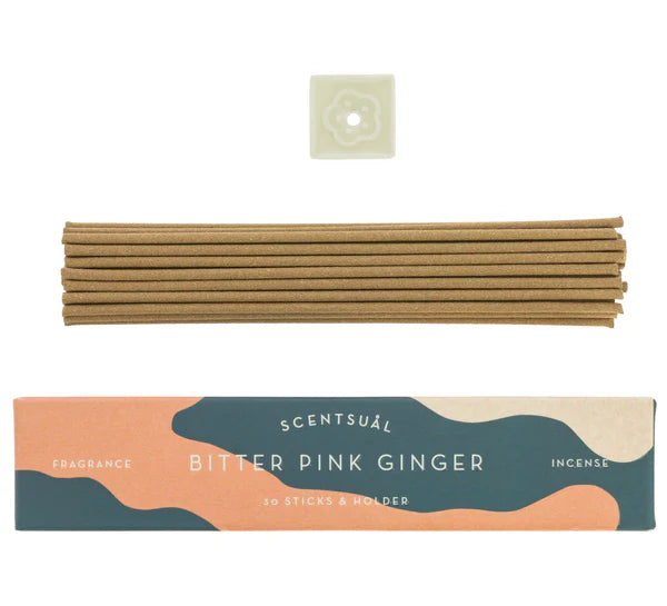 Incenso japonês - Bitter Pink Ginger - Relaxamento e Calma