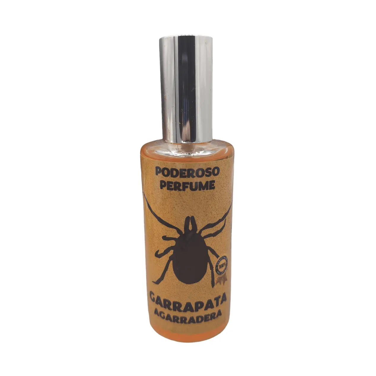 Frasco de Perfume Garrapata Agarradera ritualizado para atracao amorosa uniao de casais e magnetismo espiritual
