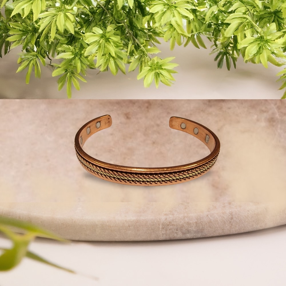 Pulseira de Saúde de Cobre de 6 imans