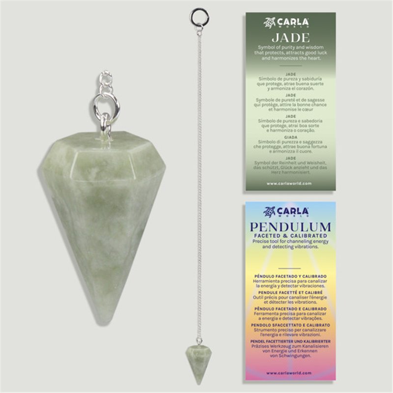 Pêndulo Pedra Natural - Jade