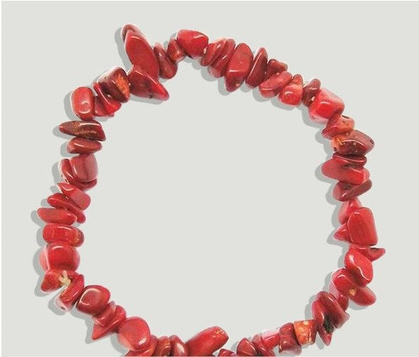 Pulseira Coral Vermelho - Defesa