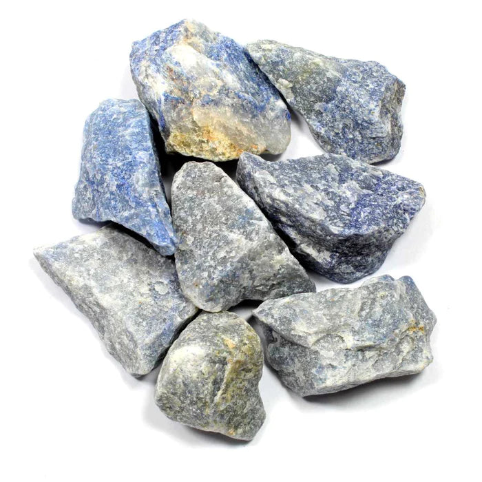 Quartzo Azul Bruto – Pedra da Paz, Clareza Mental e Intuição