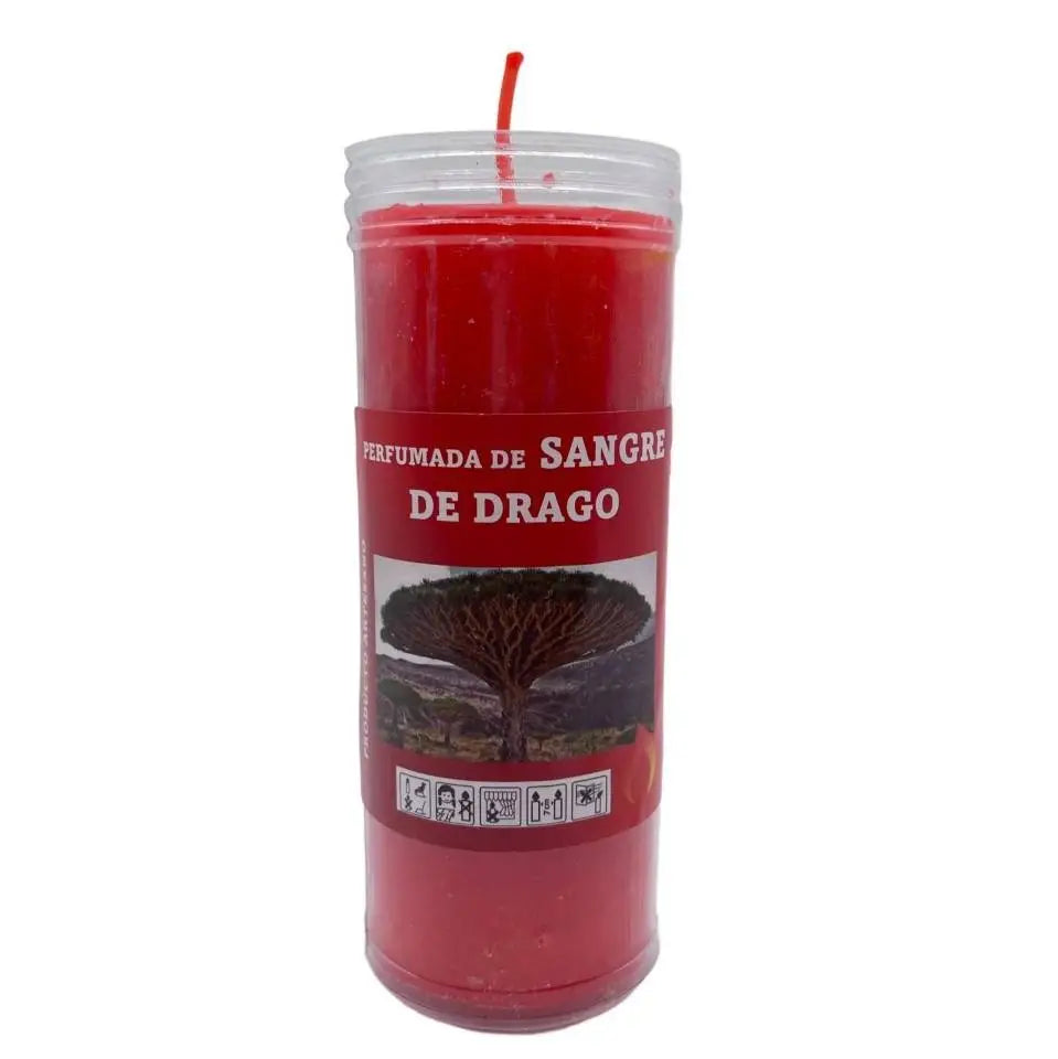 Velão aromático de sangue de dragão vermelho para purificação espiritual e proteção contra energias negativas.