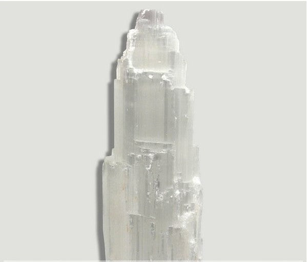 Torre Selenita 20 cms - Purificação e Energia Espiritual