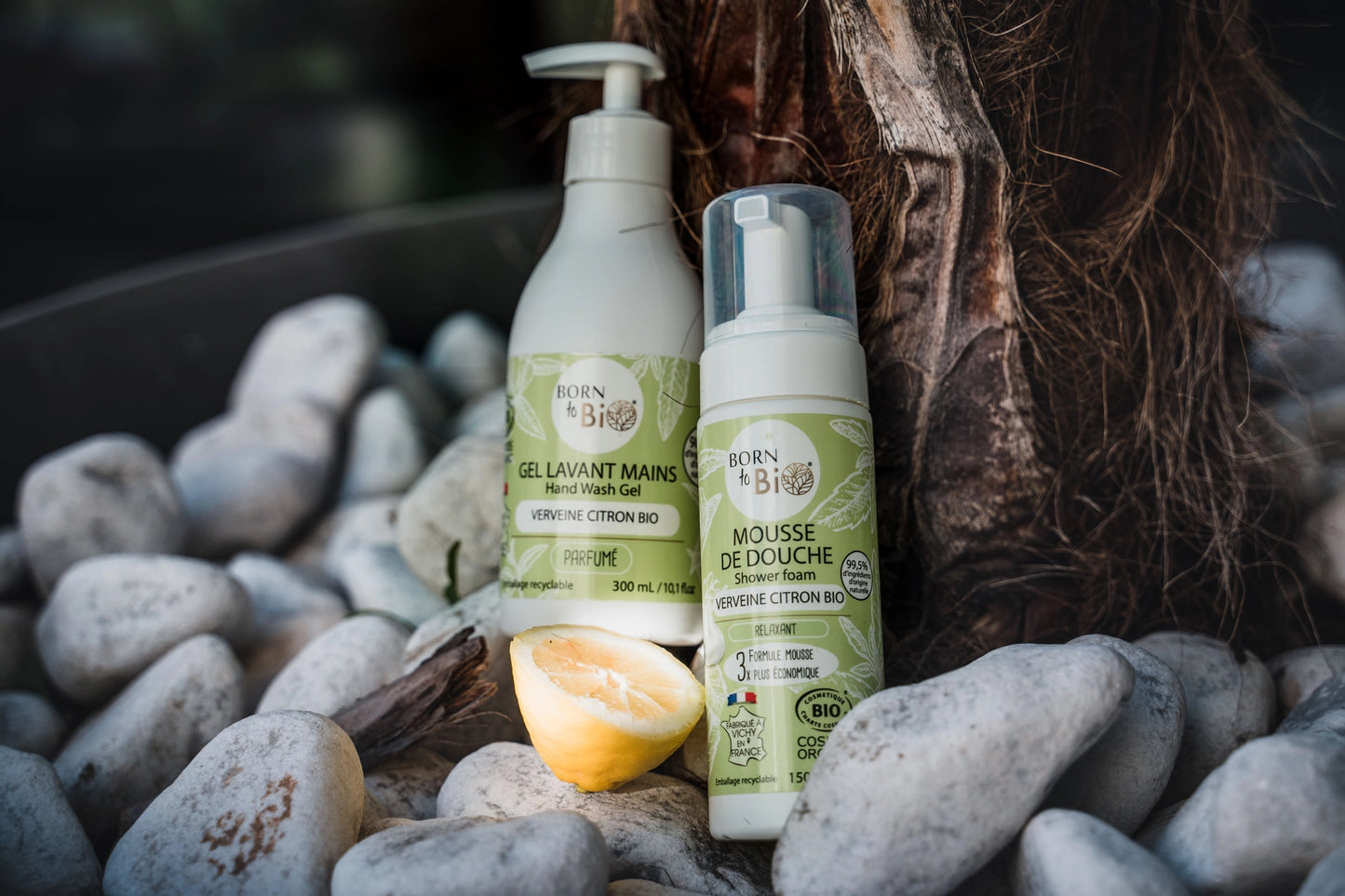 Sabonete de maos natural e refrescante com extrato de limao e verbena bio