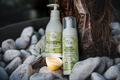 Sabonete de maos natural e refrescante com extrato de limao e verbena bio