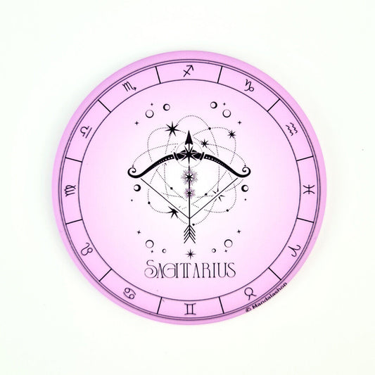Íman decorativo do signo do zodíaco Sagitário com acabamento toque suave 