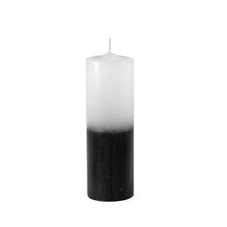 Vela votiva 7 dias Branco/Preto