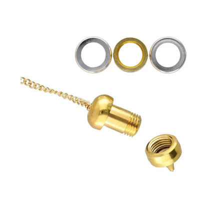 Pendulo Bronze Osiris c/banho Prata