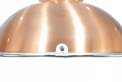 Candeeiro Campânula Metal Acobreado Mars