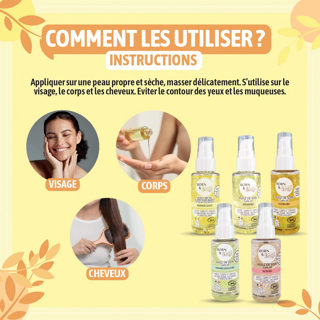 Óleo de Jojoba Bio Multifuncional Born to Bio 50ml