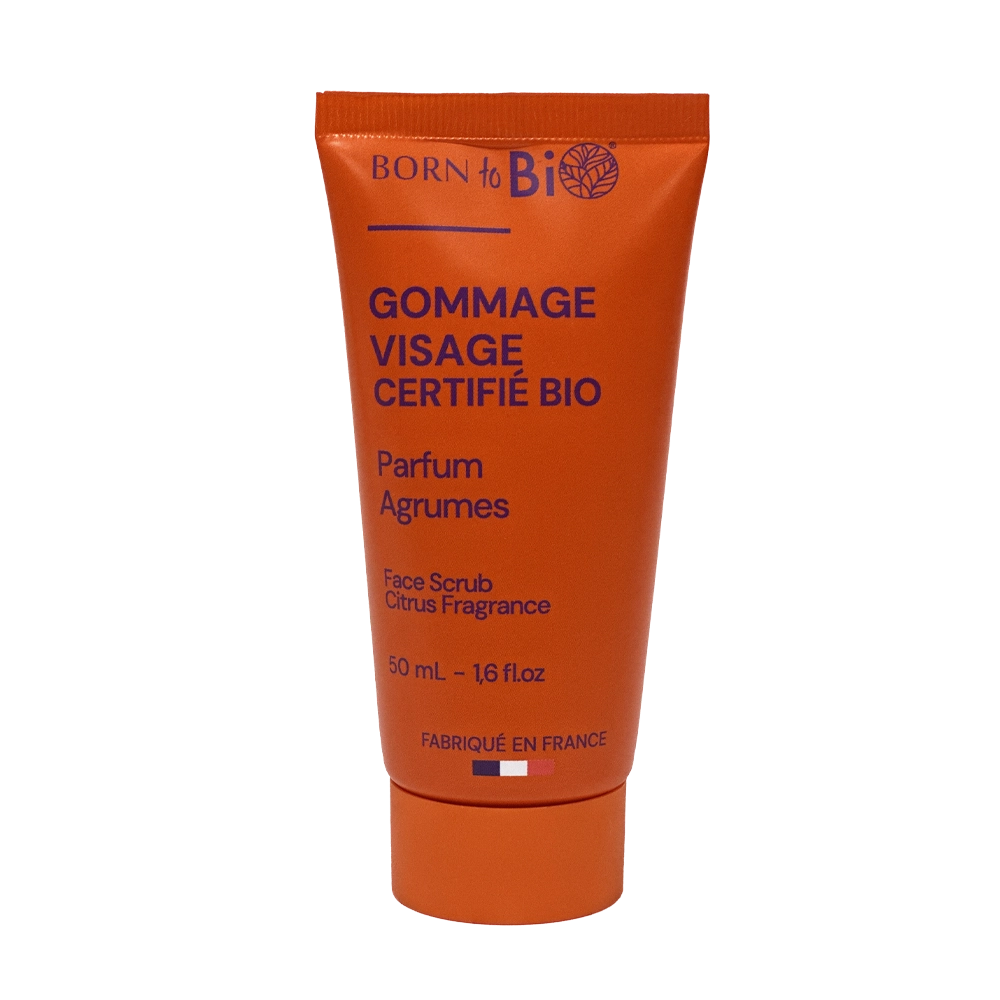 Tubo reciclável de 50ml de Esfoliante Facial Citrus Bio para pele oleosa