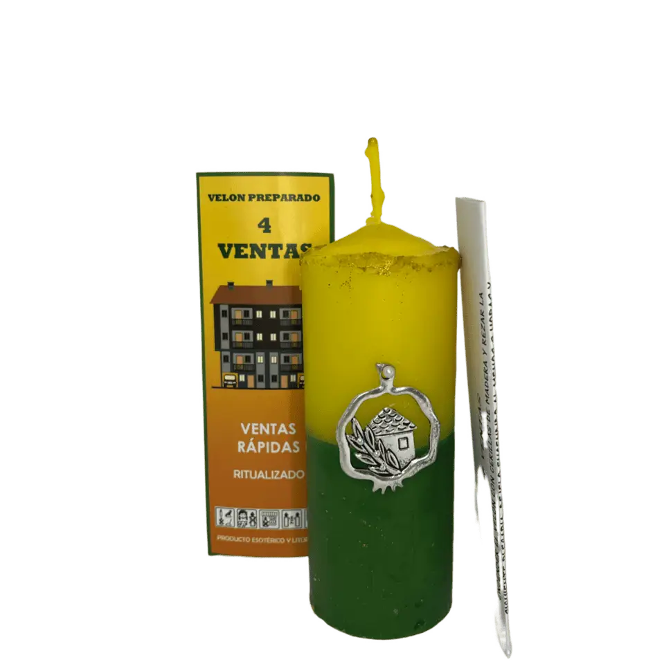 Velão preparado artesanal para 4 vendas rápidas ritualizado na caixa com instruções.