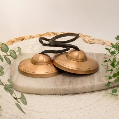 Cimbalos ou Tingshas com som superior em Cobre e Latão