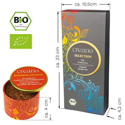 Caixa de Oferta Chá de Ervas Biológico Creano (Sortido 3 Sabores)