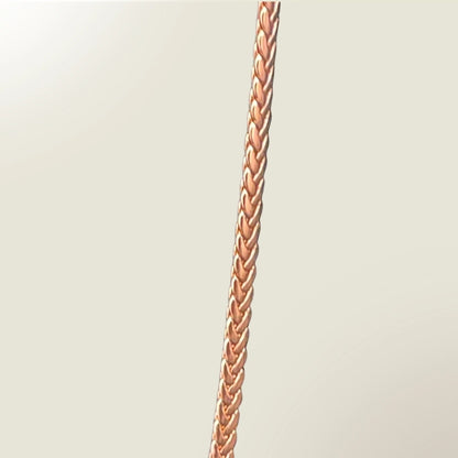 Colar de Elos em Cobre Puro – Corrente Elegante e Minimalista 48 cm