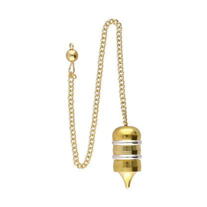 Pendulo Bronze Osiris c/banho Prata