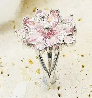 Anel Flor Romantico