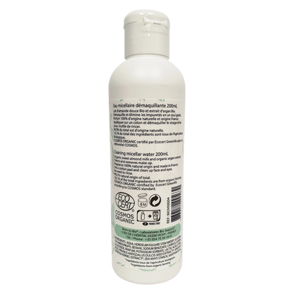 Água Micelar Pele Normal a Seca com Amêndoa Doce e Argan Bio 200ml