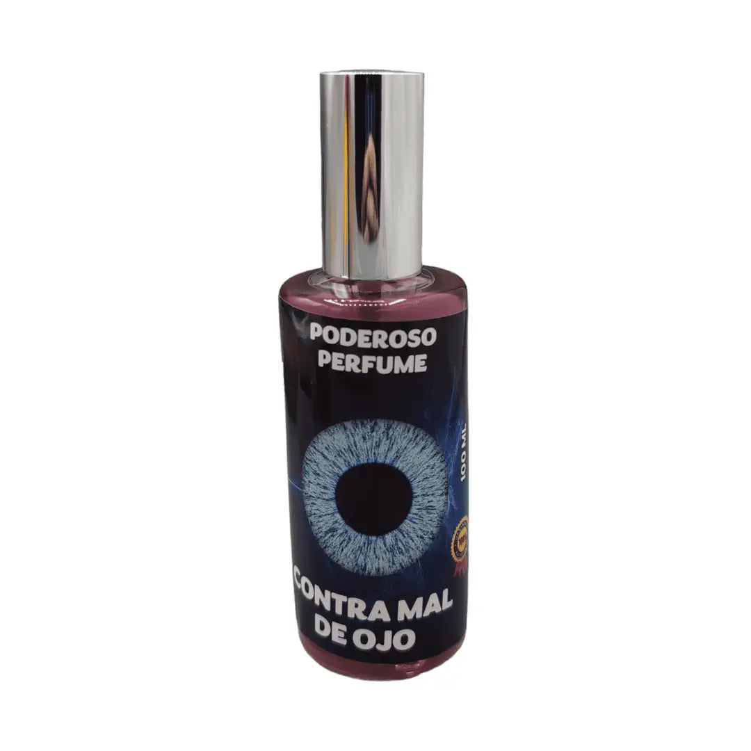Frasco de Perfume Contra Mal de Ojo ritualizado para protecao espiritual e limpeza da aura contra inveja