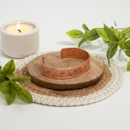 Pulseira Cobre com 6 Ímanes