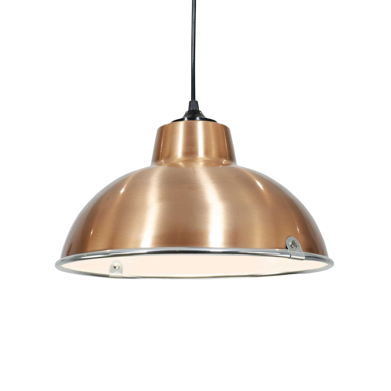 Candeeiro Campânula Metal Acobreado Mars