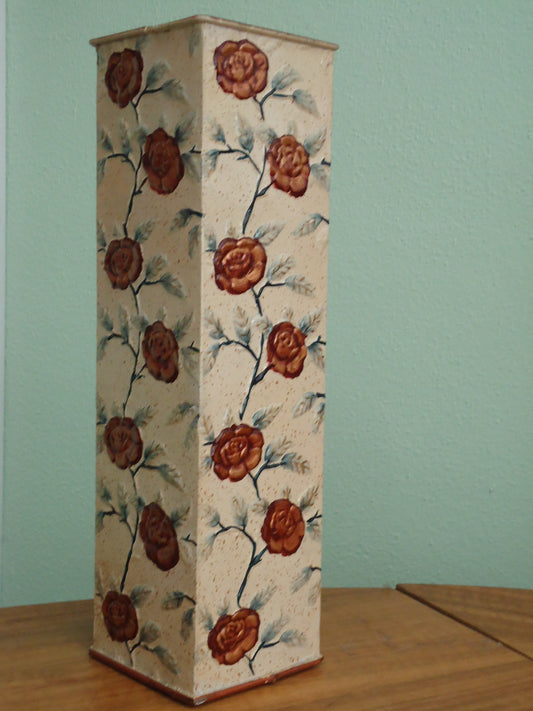 Vaso Metal Flores