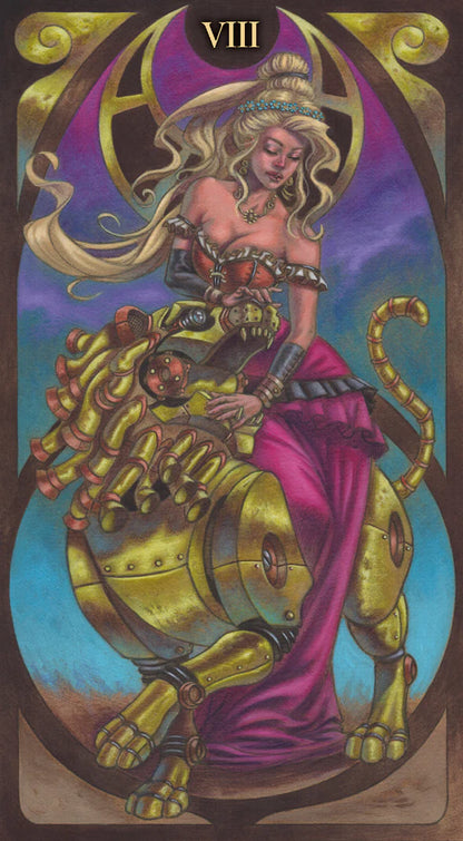 Tarot Steampunk Art Nouveau