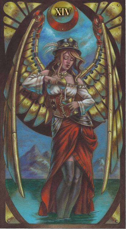 Tarot Steampunk Art Nouveau