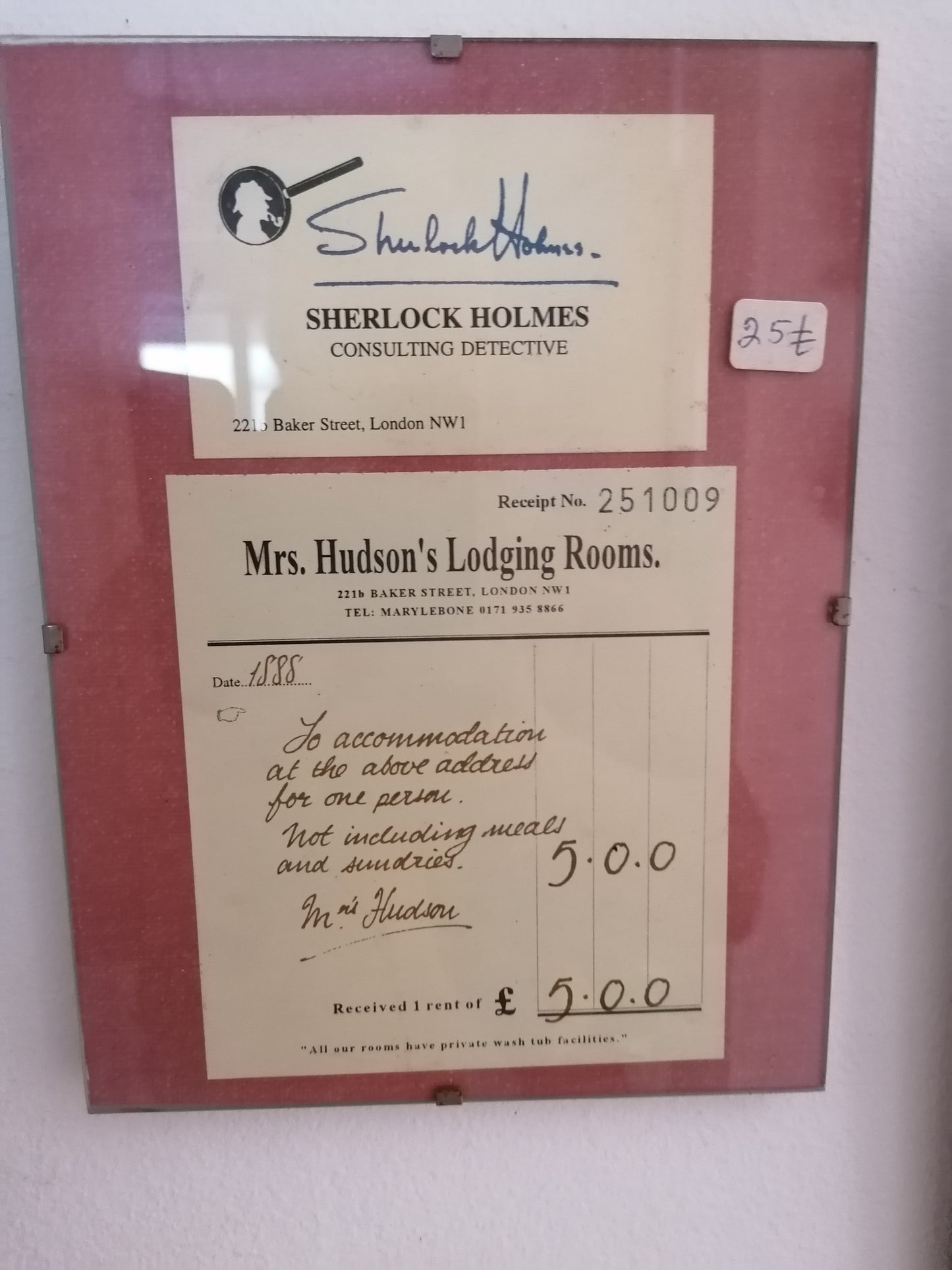 Quadro Sherlock Holmes