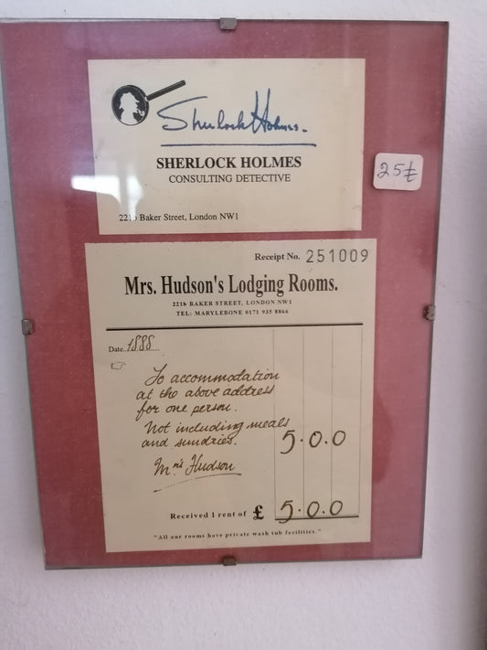 Quadro Sherlock Holmes