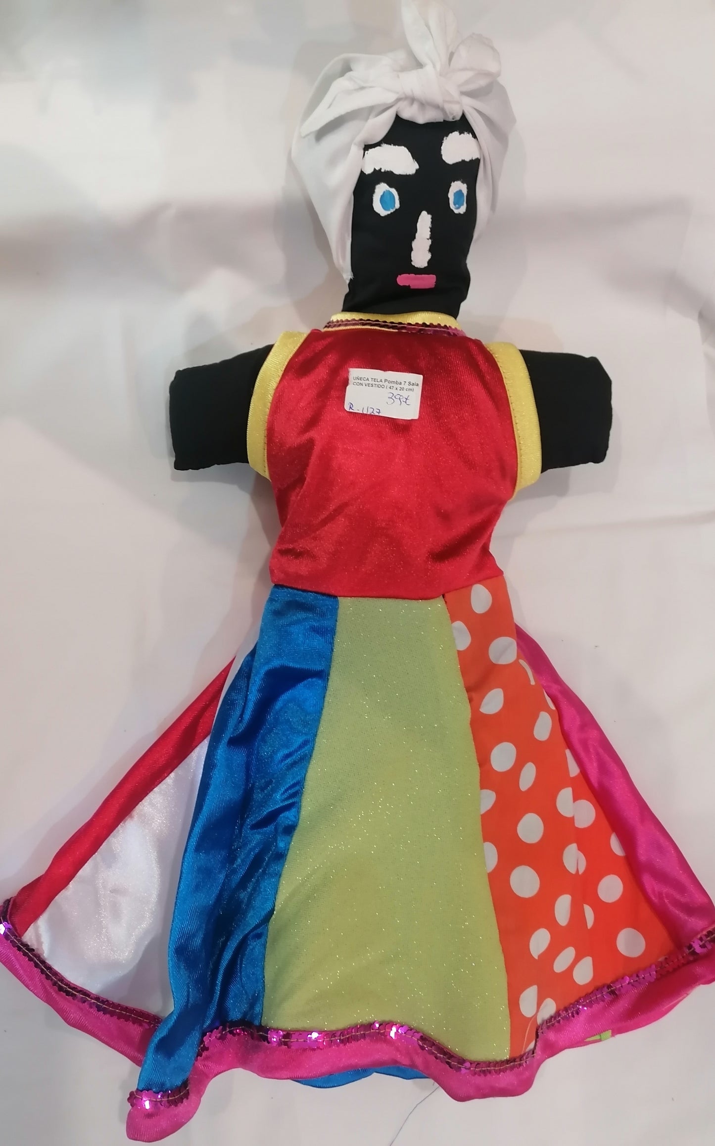 Pomba 7 Saias tela vestida 47x20cms