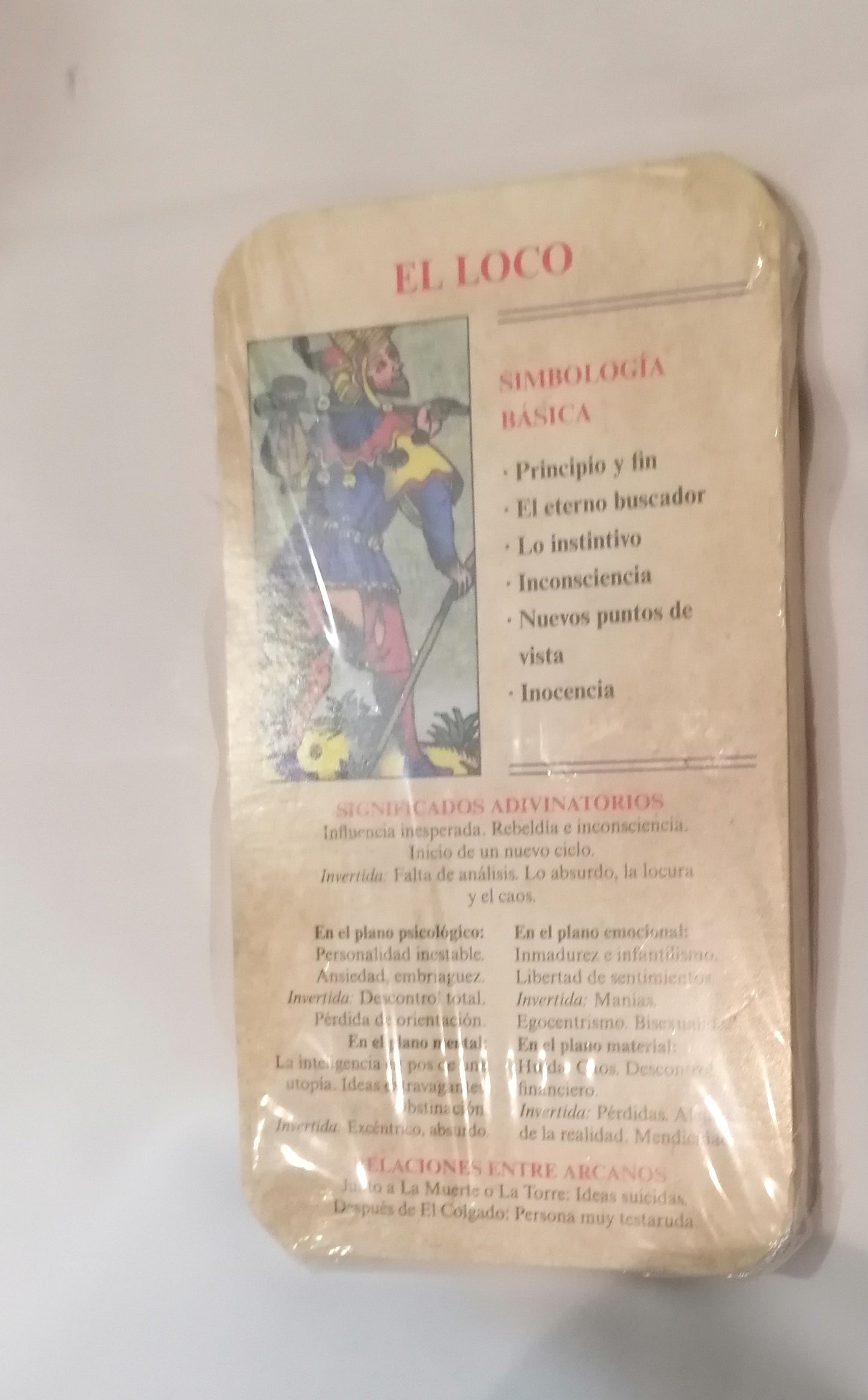 Tarot Marselha ---- 22 arcanos