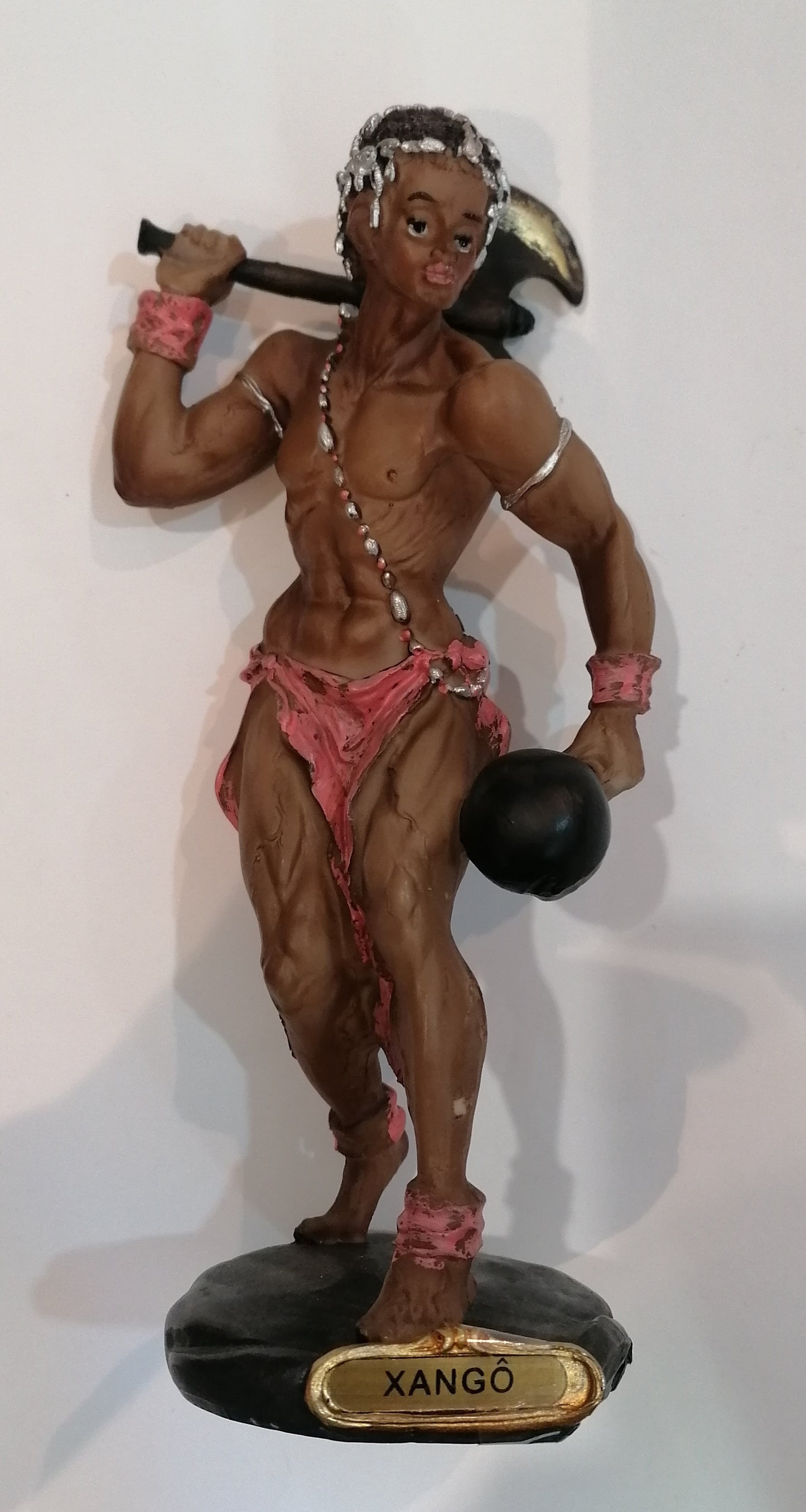 Imagem de Orixá Xangô 25x12cm - Orixá da Justiça