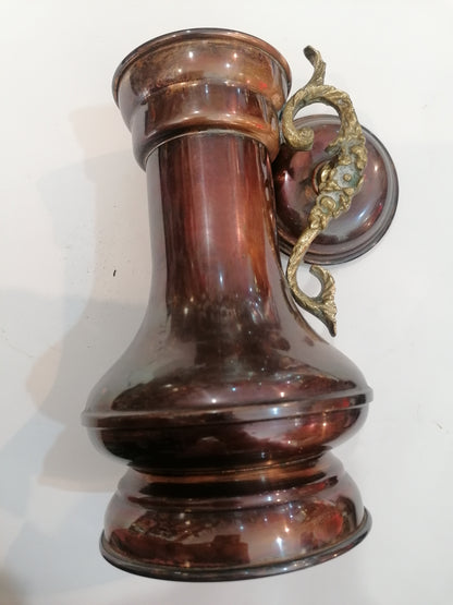Pote em Cobre Vintage Metalútil com Pegas em Latão - Oliveira de Azeméis
