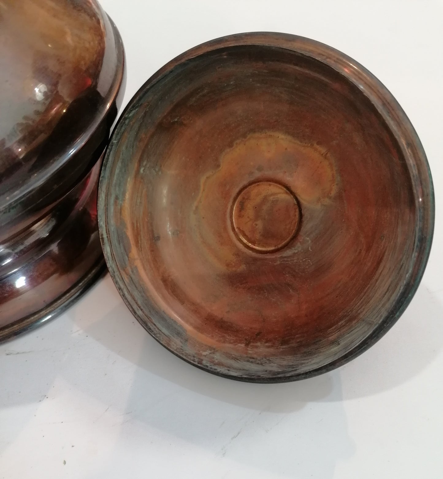 Pote em Cobre Vintage Metalútil com Pegas em Latão - Oliveira de Azeméis