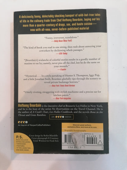 Kitchen Confidential – Adventures in the Culinary Underbelly | Anthony Bourdain