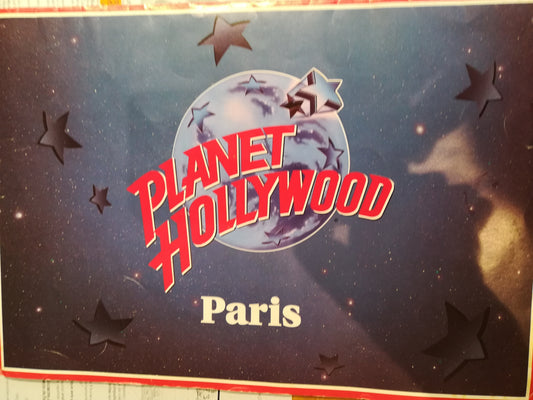 Menu do Restaurante Planet Hollywood