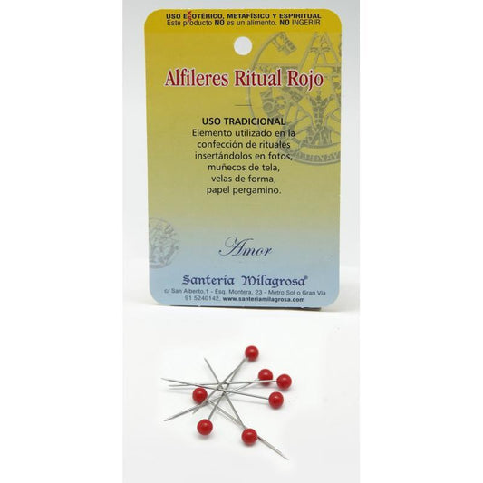 Alfinetes Vermelhos