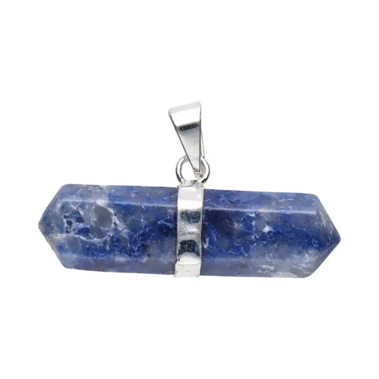 Quartzo Azul com terminação