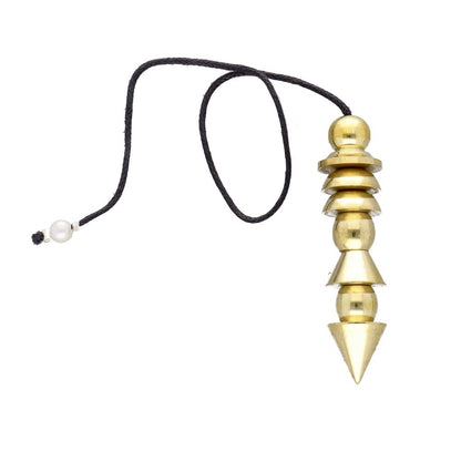 Pendulo Osiris emissor de alta radiestesia egipcia em fundo branco