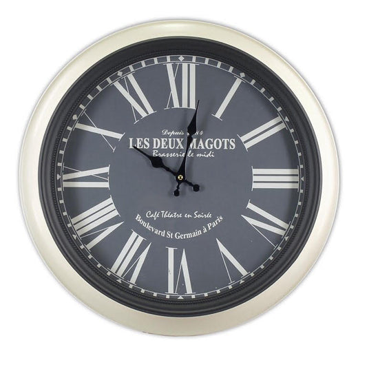 Relógio de parede "Les deux Magots"