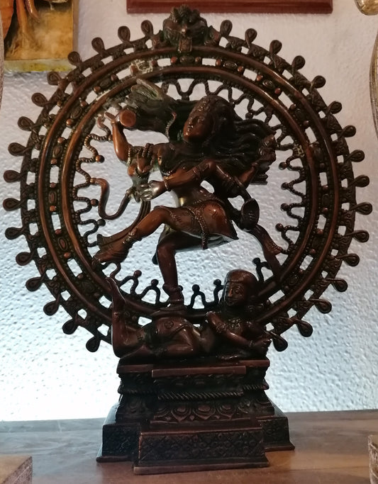 Shiva Nataraj - bronze +- 40x37 cms