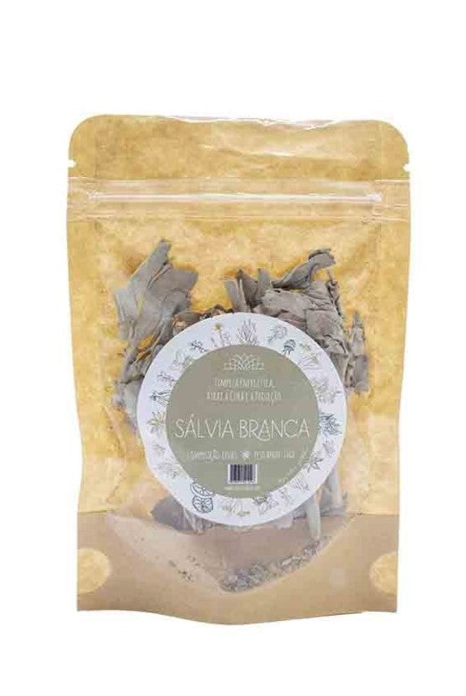 Erva Mística Salvia Branca - Folhas 40gr