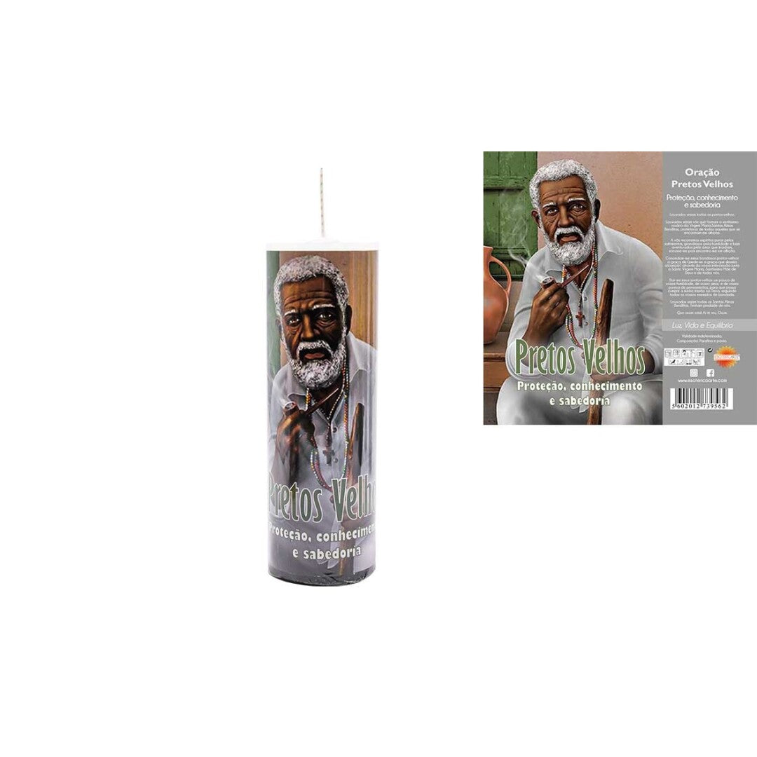 A  -  Vela 7 dias Pretos Velhos