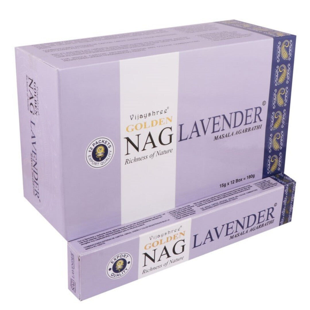 Incenso Nag Golden Lavanda