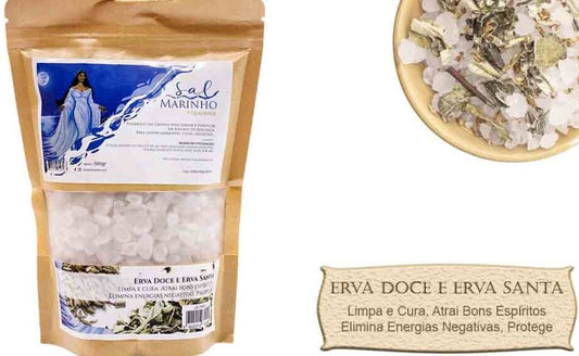 Sal Marinho Erva Doce-Erva Santa