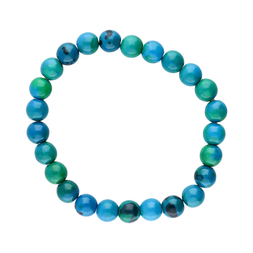Pulseira Crisocola 8mm