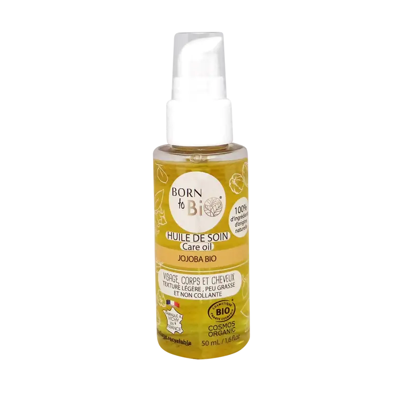 Frasco spray de 50ml de Óleo de Cuidado Orgânico de Jojoba Bio Born to Bio