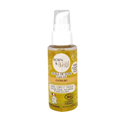 Frasco spray de 50ml de Óleo de Cuidado Orgânico de Jojoba Bio Born to Bio